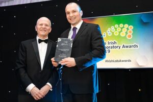 Dr. Luis Padrela wins Laboratory Staff Member of the Year at the Irish Laboratory Awards.